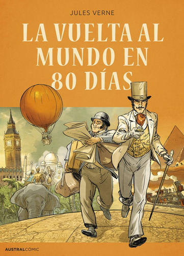 La Vuelta Al Mundo En 80 Dias (comic), De Jules Verne. Editorial Austral En Español