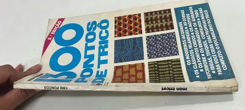 Livro Mon Tricot 1300 Pontos De Tricô E Crochê 182 Pag. Z991