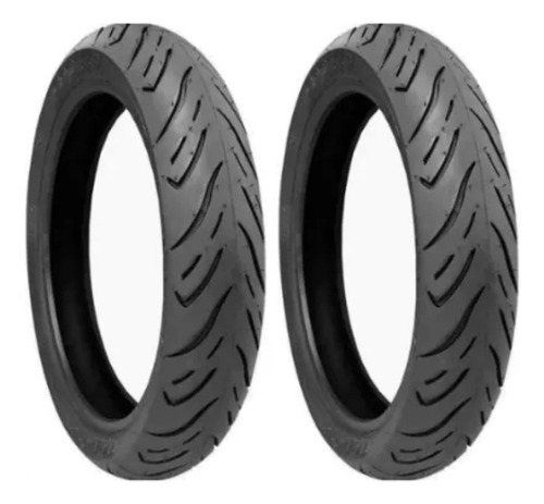 Par Pneu Sport R Technic 125 3.50-10 + 3.50-10 Sem Câmera