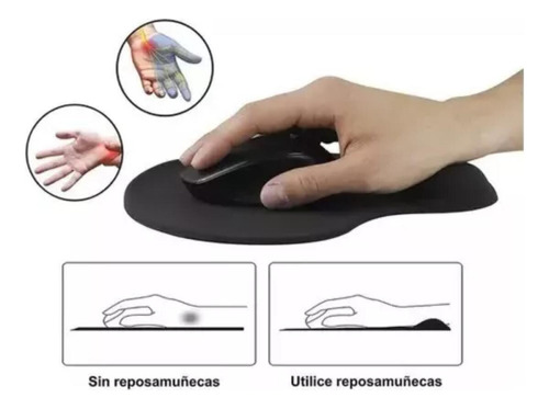 Alfombrilla De Ratón Ergonómica Con Soporte De Gel