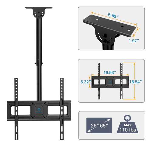 Soporte Para Televisores De Techo 32 A 47 Pulgadas