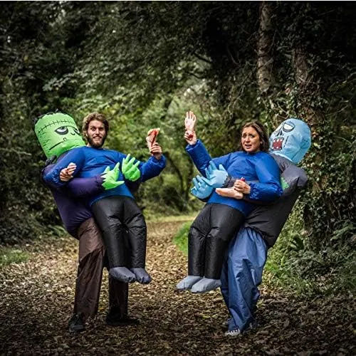 Bodysocks Fancy Dress Scary Frankenstein Disfraz Inflable Pa