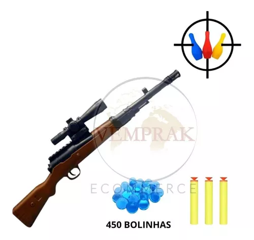 Arma Nerf Brinquedo Pressão Lança Dardos E Bolinhas De Gel