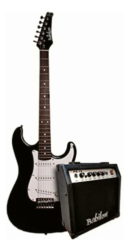 Paquete De Guitarra Eléctrica Babilon Guitar Start Pack-bk