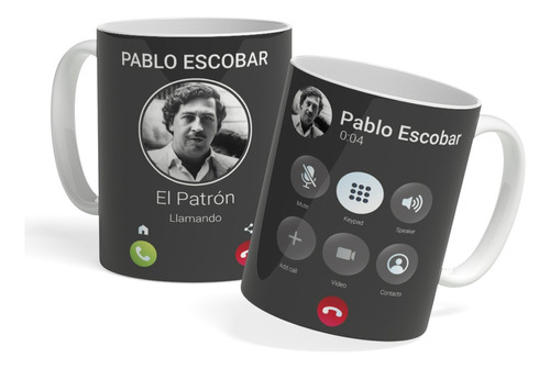 Mug Pocillo Taza - Pablo Escobar Llamando