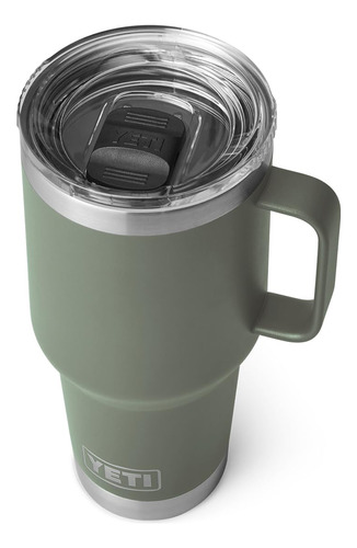 Yeti Rambler Taza De Viaje 30oz, Verde Campamento