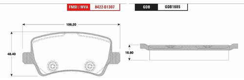 Balatas Bajos Metales Tras S60 3.0l 6 Cil 11 Al 15 Trw