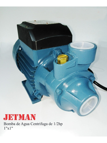 Bomba De Agua Centrifuga 1/2hp/ Jetman/ Cpm130