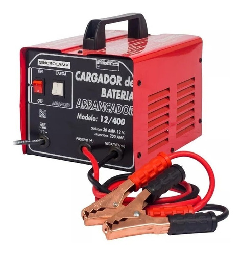 Cargador Arrancador De Baterias Sincrolamp Cb400 / Portatil