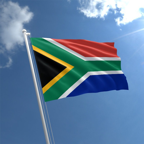 Gq Bandera Pais Sudafrica 1.5m X 90cm South Africa Poliester