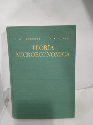 Teoría Microeconomica