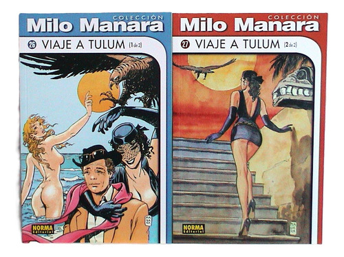 Viaje A Tulum Milo Manara 2 Tomos (2 De 2) Editorial Norma
