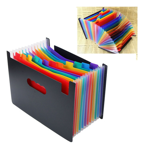 Carpeta De Archivos Accordian Con 24 Compartimentos, Tamaño