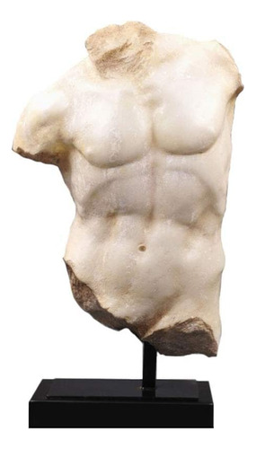 Escultura Masculina Desnuda, Estatua Masculina De Torso De