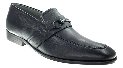 Mocasin Caballero Franco Cuadra 0x1riri Negro | Meses sin intereses