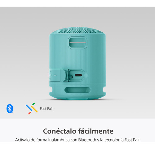 Parlante Inalámbrico Portátil Srs-xb100 Azul Sony Azul