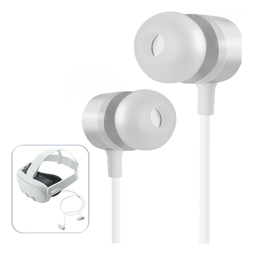 Auriculares Para Quest 3 Para Meta Quest 2/4 Vr Headphone Ac