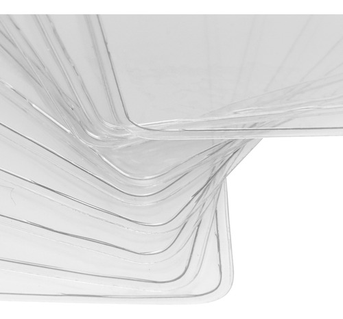 10 Tarjetas Protectoras De Tarjetas Con Funda Transparente