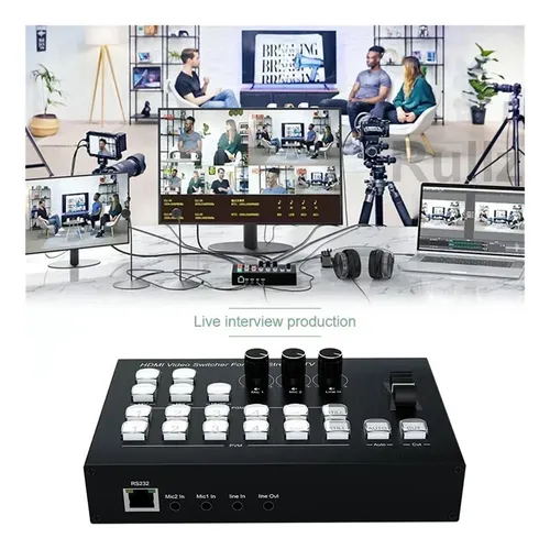 Conmutador Multicámara De Vídeo 4k De 4 Canales For