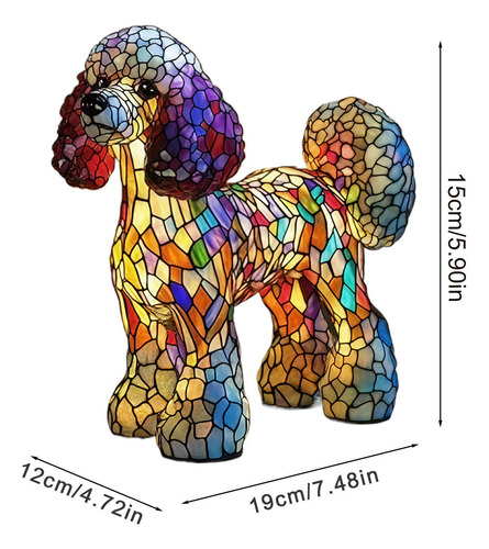 Lámpara Led De Mesa Luz Nocturna Temática Perros Para Mesill