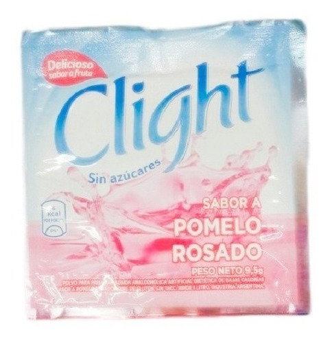 Jugo Clight Pomelo Rosado 10,4 Grs X 4 Cajas De 20 Sobres