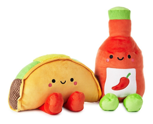 Peluche Magnético Gde Better Together Taco And Hot Sauce