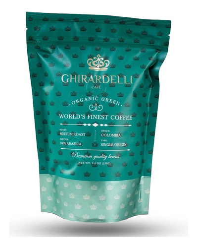 Café Ghirardelli Organico Green - Molido 250g
