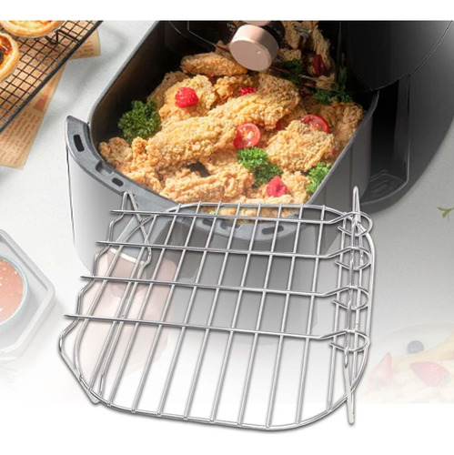 Soporte De Rejilla Para Barbacoa De Doble Capa Para Air