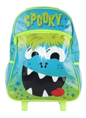 Mochila Infantil Escolar Rodinha Grande Meninos Spooky