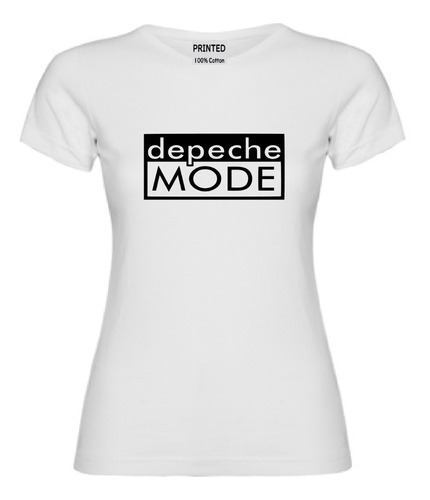 Polera Mujer Estampada Depeche Mode