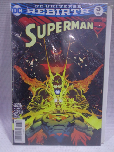 Superman Rebirth Vol.3 Dc Comic Televisa 2017