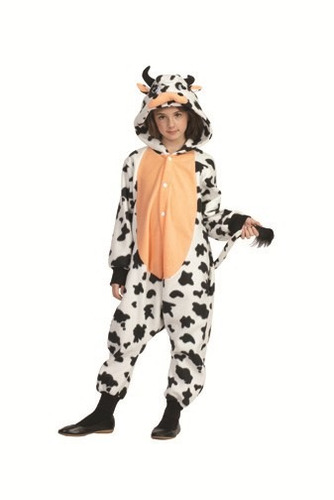 Disfraz Para Niña Cassey La Vaca Talla S (4-6) Halloween