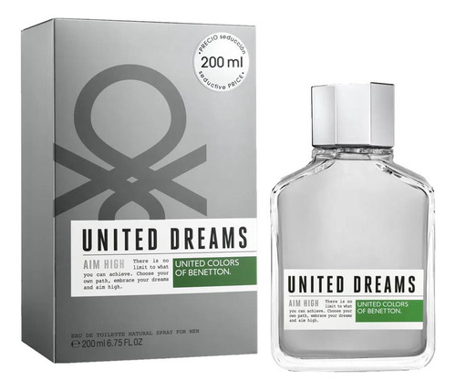 Perfume Benetton United Dreams Aim High Masculino Edt 200ml