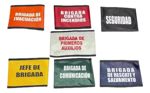 39 Brazaletes Brigadas Leyendas Personalizadas Rescatista