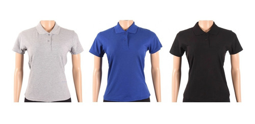 Remera Polo Dama Varios Colores Pack X3 - Camisetas.uy