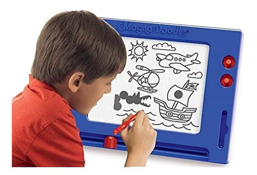 Tabla De Dibujo Magnética Para Niños 3+ Años, Azul/blanco