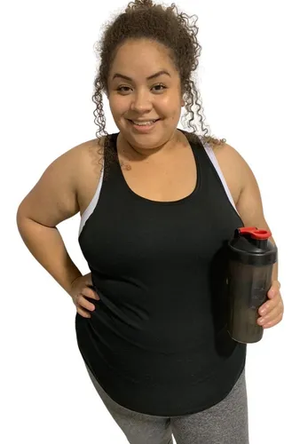 Regata feminina sales academia plus size