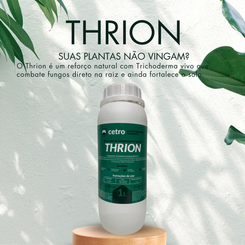 Trichoderma Harzianum, Controle De Fusarium E Rhizoctonia 1l