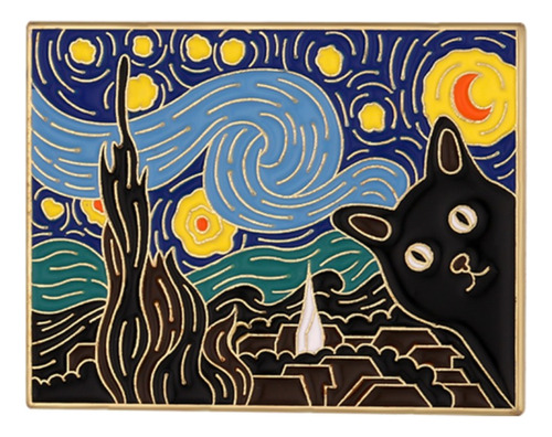 Pin/broche Arte Con Gatos - Pinturas De Michis