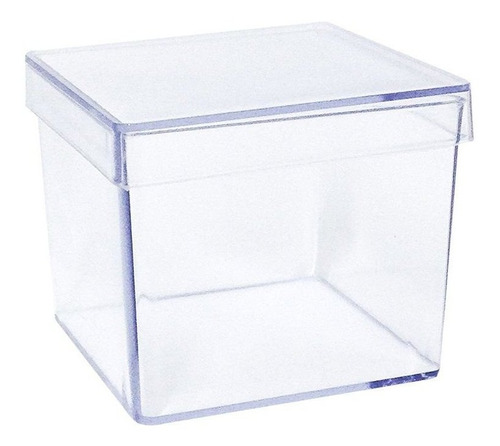 Caja Acrílico Cúbica 6x6x5-cajita Acrílica-latita Souvenir