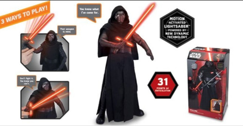 Kylo Ren Animatronic Interactivo Star Wars 40cm Collectoys