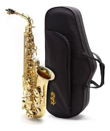 Saxo Alto Knight Jbas-200 Yellow Brass Laqueado Musica Pilar