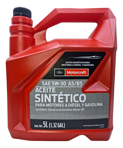 Aceite 5w30 Sintético Diesel Y Gasolina  Garrafa