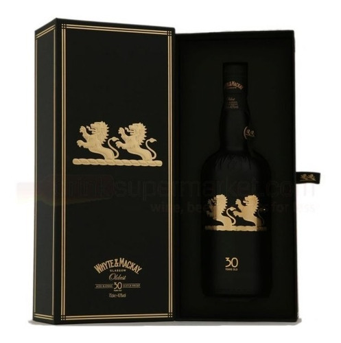 Imagen 3 de 5 de Whisky Whyte & Mackay Oldest 30 Años 700ml Estuche