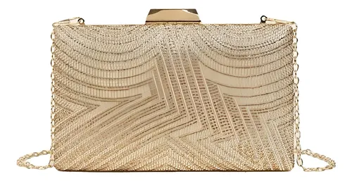 Dazzy Bolsa Clutch Strass Para Festa Casamentos Madrinhas Y36 Dourado