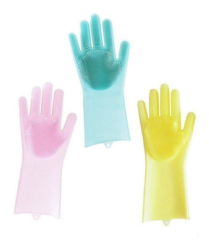 Guantes Silicona Multiusos Trastes, Auto, Mascota, Horno