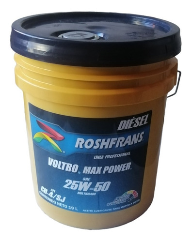 Aceite Diesel Multigrado 25w-50 Roshfrans 19 Litros