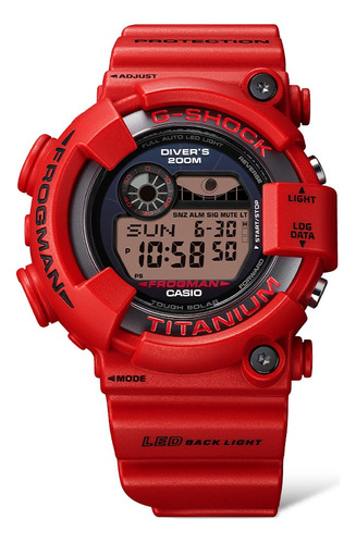 Reloj G-shock Gw-8230nt-4cr Correa Rojo