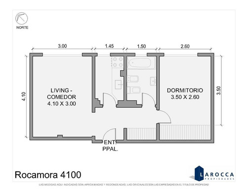 Imagen 20 de 20 de Departamento De 2 Ambientes En Almagro