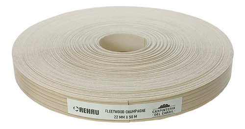 Tapacanto Rehau Fleetwood Champagne 22mm X 50m C/ Cola Egger